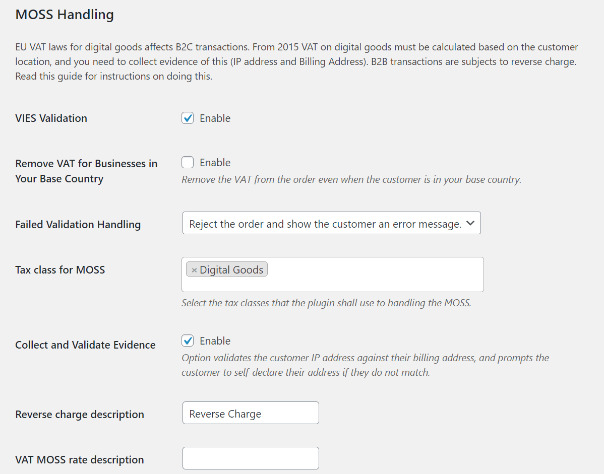 Flexible PDF Invoices Woocommerce OSS Handling - EU VAT assistant in one plugin!