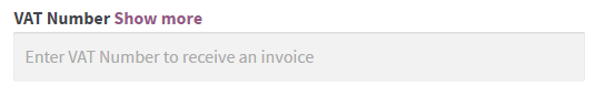 Vat Number Flexible Checkout Fields Html