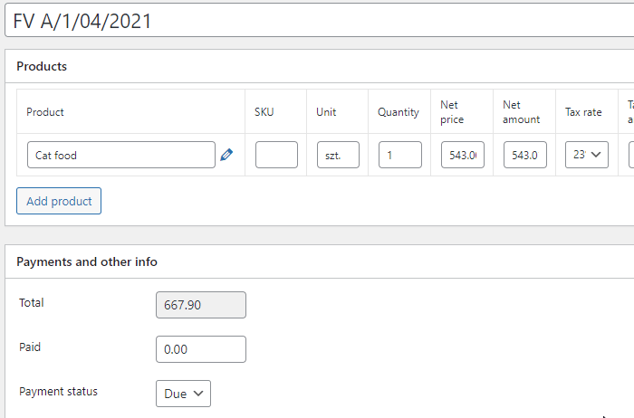 Flexible Invoices Woocommerce WordPress Automatic Invoice Calculations