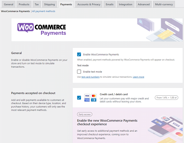 Woocommerce Payments