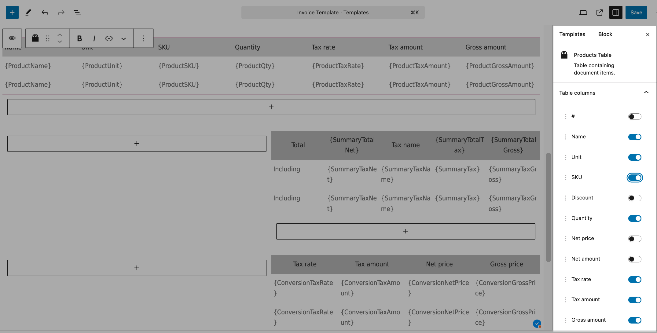 Custom Order Details On Pdf Invoices