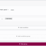Conditional logic example per country