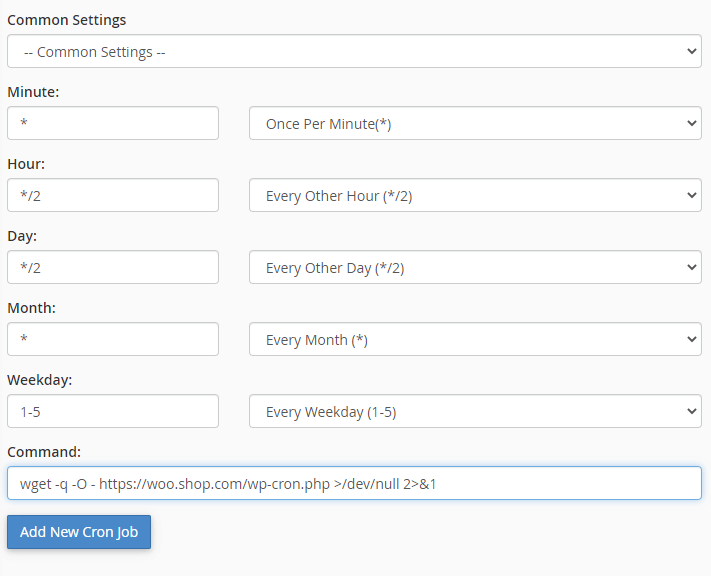 Cpanel Wp Cron