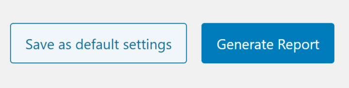Flexible Invoices Advanced Reports Save Defaults Settings