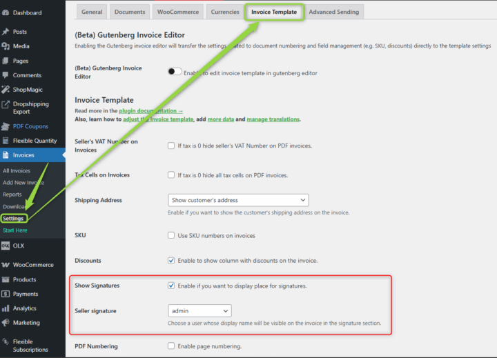 Flexibleinvoiceswoocommercewpdesksignature